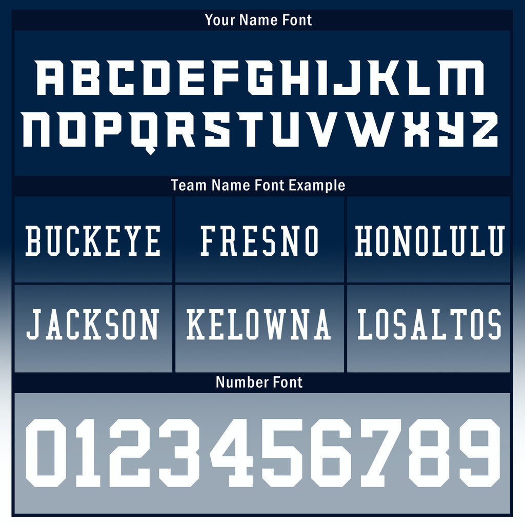 Custom Blue White Fade Fashion Dallas High-Performance American Football Jersey FBJ06-D020252-9