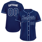 Custom Blue Classic Style Blue Personalized Authentic Baseball Jersey BSBJ01-bd0fa0c