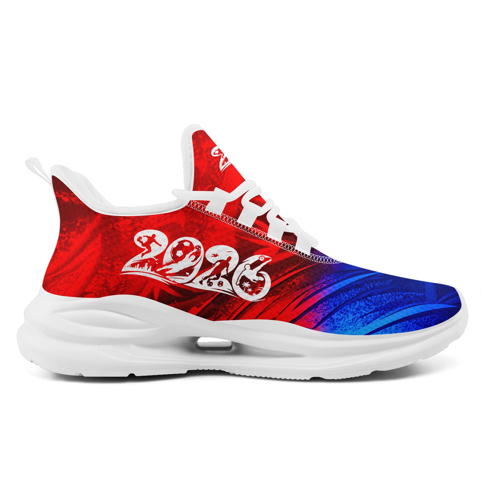 Custom 2026 World Cup Norway Sneakers DIY Country Flag Running Shoes Lightweight Sport Shoes Gift for Football Fans Personalized Team Name and Logo FN079-F027070-5