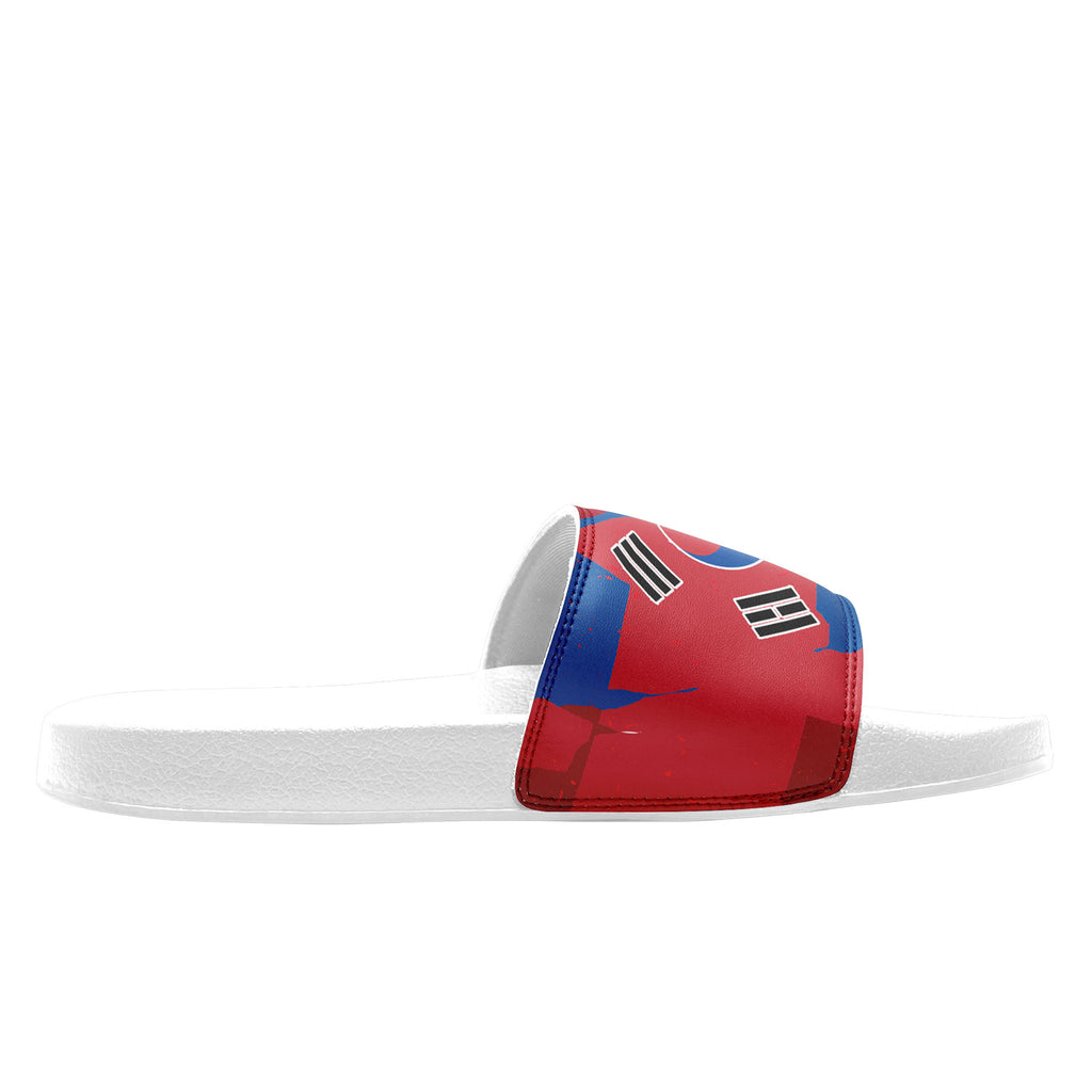 Custom South Korea 2026 World Cup Sneakers DIY Country Flag Running Shoes Lightweight Sport Shoes Gift for Football Fans Personalized Team Name and Logo FN056-F009108-1