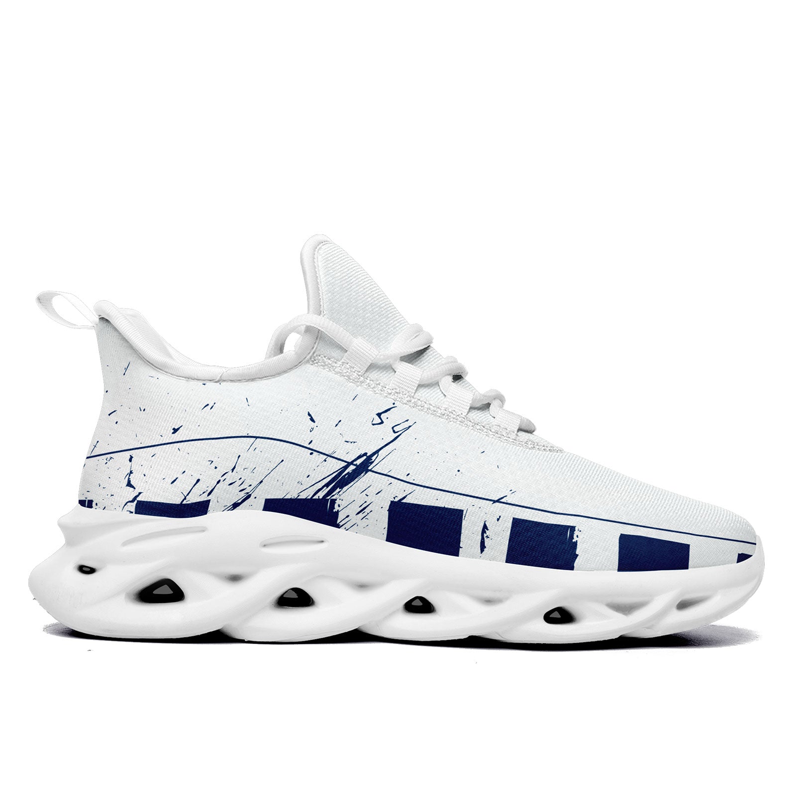Custom Blue White Indianapolis MaxSoul Shoes and Hat Combo Offer Personalized Combo ZH-D020264-14