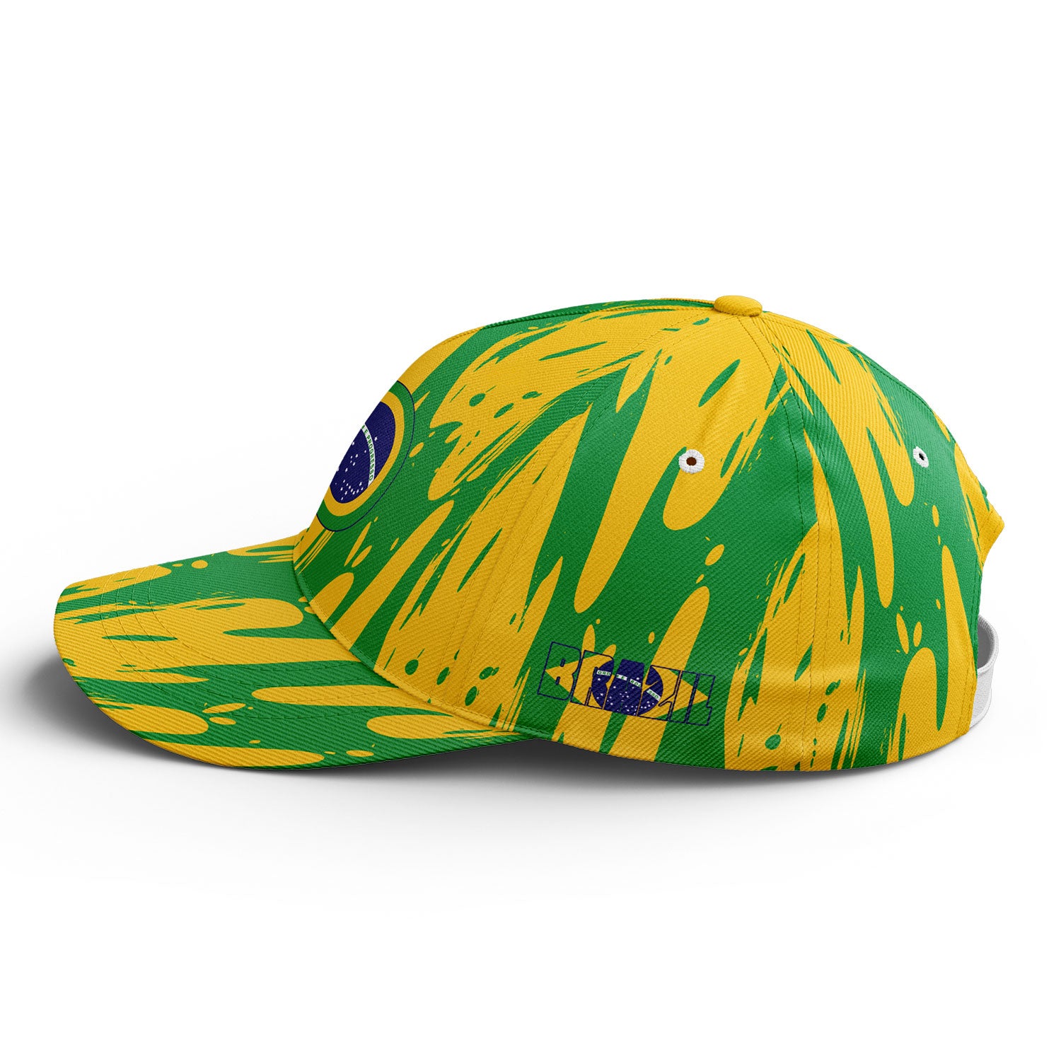 Personalized 2026 Brazil Soccer Fan Hat - Add Your Name & Design Custom 2026 Football Tournament Hat YW061-F027074-5