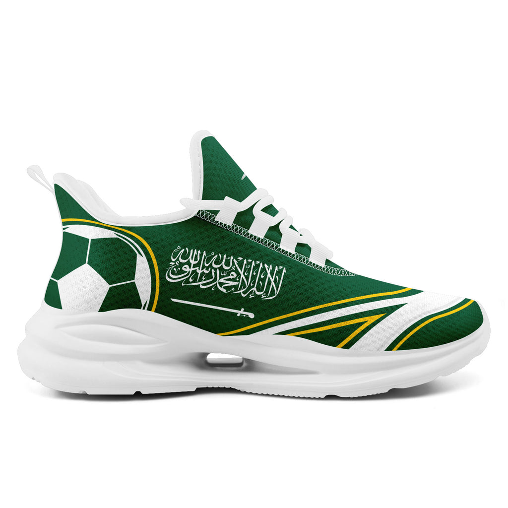 Custom Saudi Arabia 2026 World Cup Sneakers DIY Country Flag Running Shoes Lightweight Sport Shoes Gift for Football Fans Personalized Team Name and Logo FN079-F009093-4
