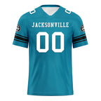 Custom Green Jacksonville Personalized Authentic Football Jersey FBJ02-D020256-25
