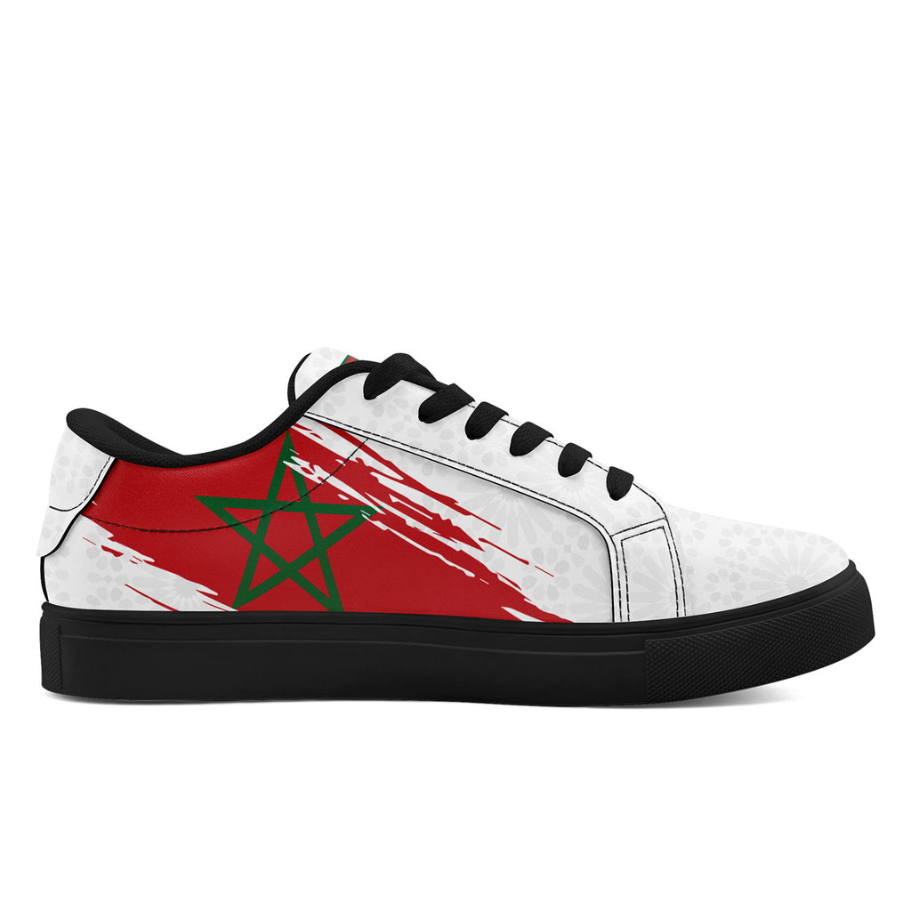 Custom Morocco 2026 World Cup Sneakers DIY Country Flag Running Shoes Lightweight Sport Shoes Gift for Football Fans Personalized Team Name and Logo FN023-F009097-5