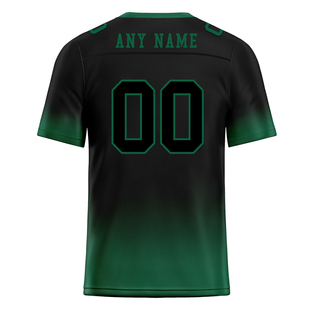 Custom Dark Geen Fade Fashion Personalized Authentic Football Jersey FBJ02-D06086