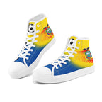 Custom Ecuador 2026 World Cup Sneakers DIY Country Flag Running Shoes Lightweight Sport Shoes Gift for Football Fans Personalized Team Name and Logo FN024-F009099-2