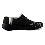 Custom Black Gray Las Vegas Shoes Personalized Sneaker FN042-D020279-20