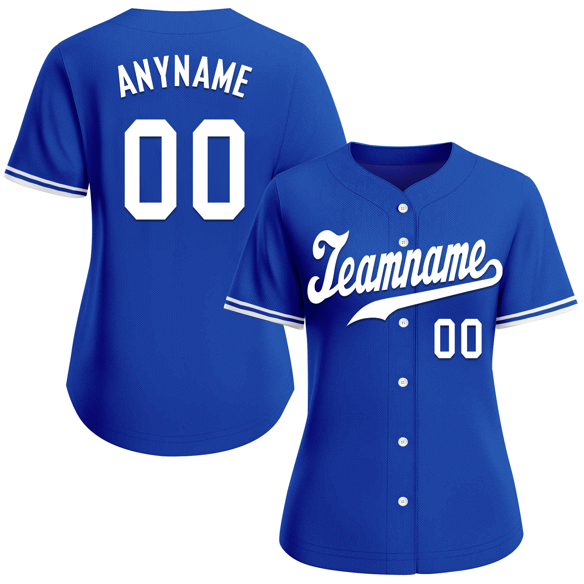 Custom Blue Classic Style White Personalized Authentic Baseball Jersey BSBJ01-bd0fa0e