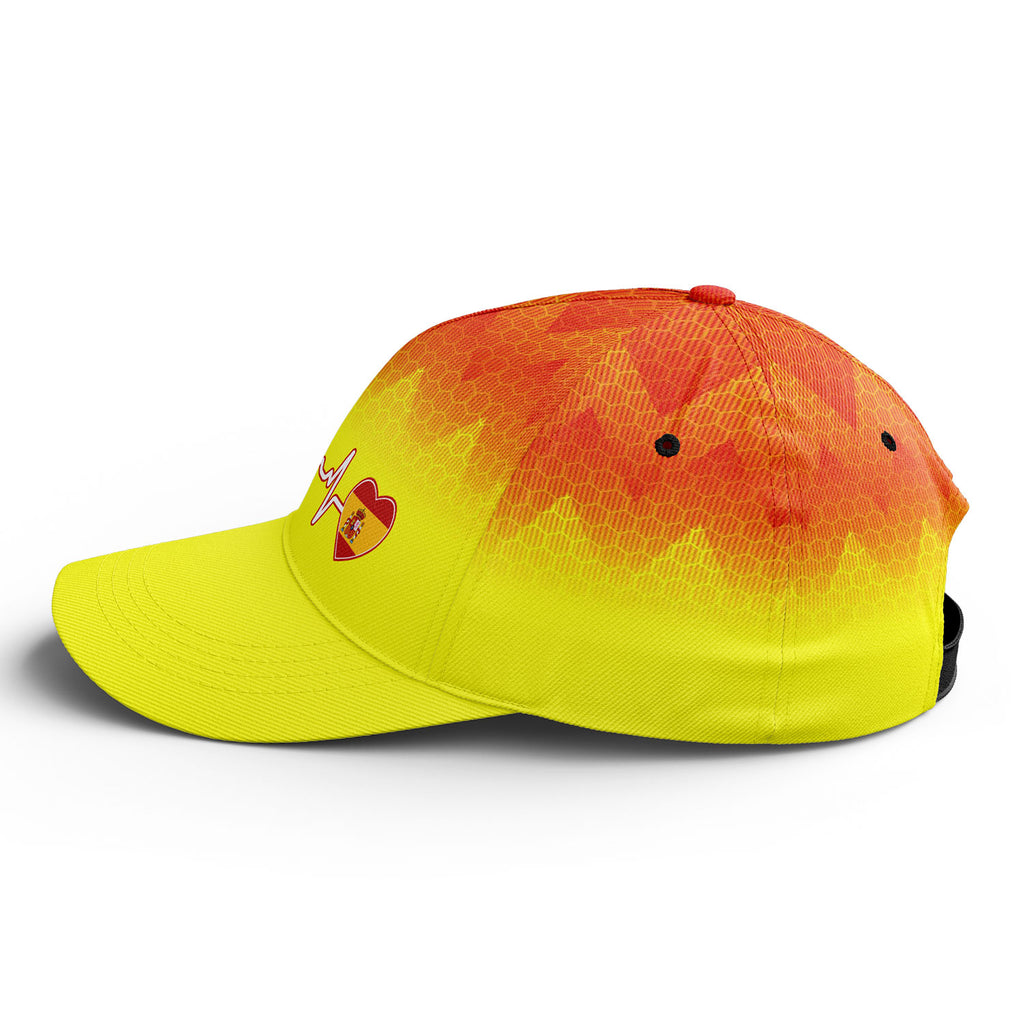 Personalized 2026 Spain Soccer Fan Hat - Add Your Name & Design Custom 2026 Football Tournament Hat YW061-F025073-2