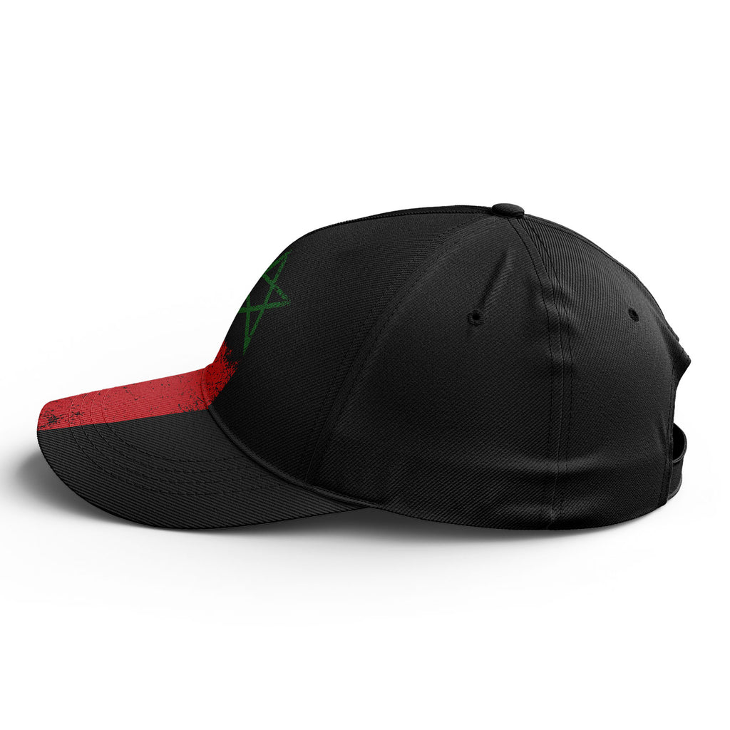 Personalized 2026 Morocco Soccer Fan Hat - Add Your Name & Design Custom 2026 Football Tournament Hat YW061-F009128-1