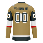 Custom Yellow Personalized Hockey Jersey HCKJ01-D0a70de