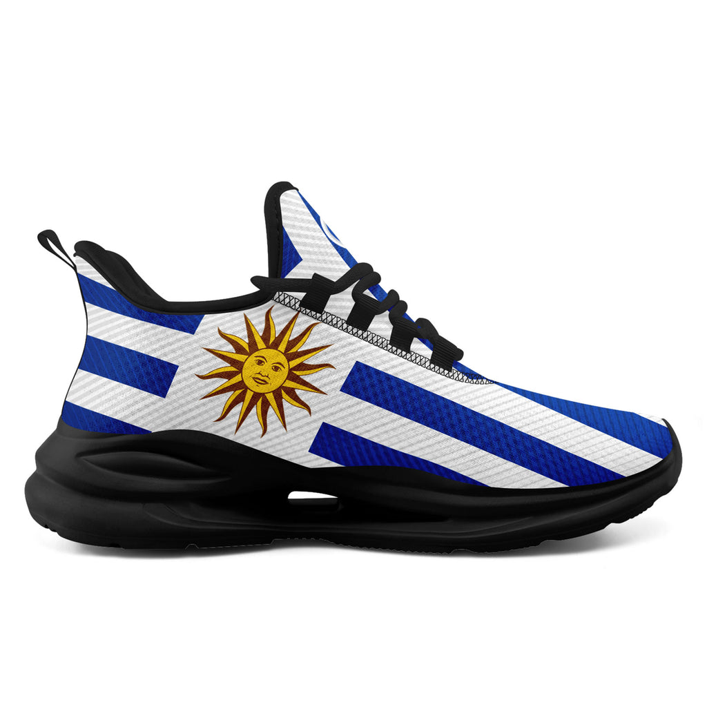 Custom Uruguay 2026 World Cup Sneakers DIY Country Flag Running Shoes Lightweight Sport Shoes Gift for Football Fans Personalized Team Name and Logo FN079-F009082-4