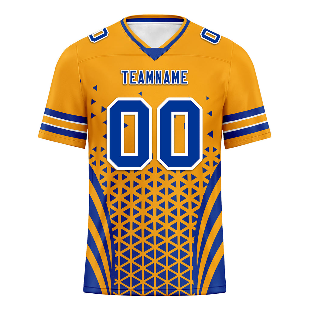 Custom Yellow White California Football Jersey and Sports Shoes Combo Offer Personalized Combo ZH-D023031-15