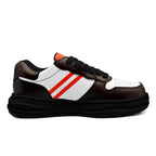 Custom Brown Orange Cleveland Shoes Personalized Sneaker FN032-D020389-8