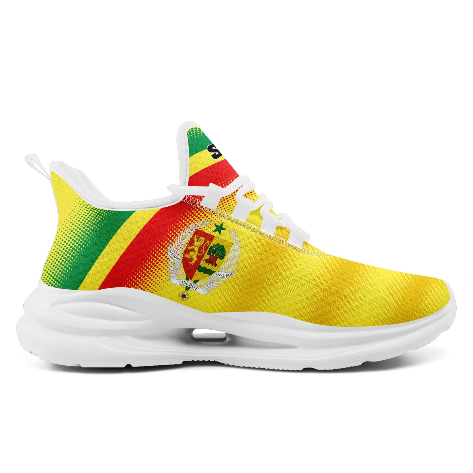 Custom Senegal 2026 World Cup Sneakers DIY Country Flag Running Shoes Lightweight Sport Shoes Gift for Football Fans Personalized Team Name and Logo FN079-F009079-5