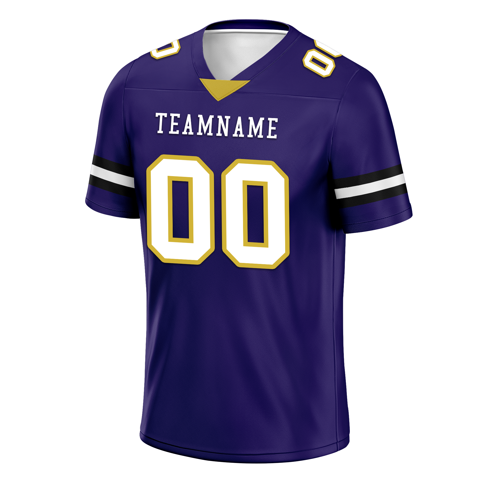 Custom Purple Classic Style Personalized Authentic Football Jersey FBJ02-bd0a70cb