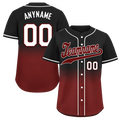 Custom Black Red Fade Fashion Personalized Authentic Baseball Jersey BSBJ01-D0a70f0