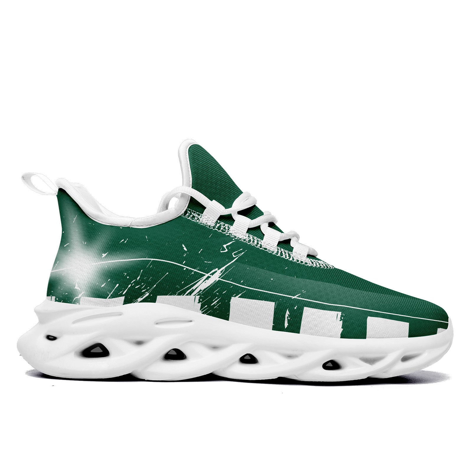 Custom Green White New York MaxSoul Shoes and Hat Combo Offer Personalized Combo ZH-D020264-28