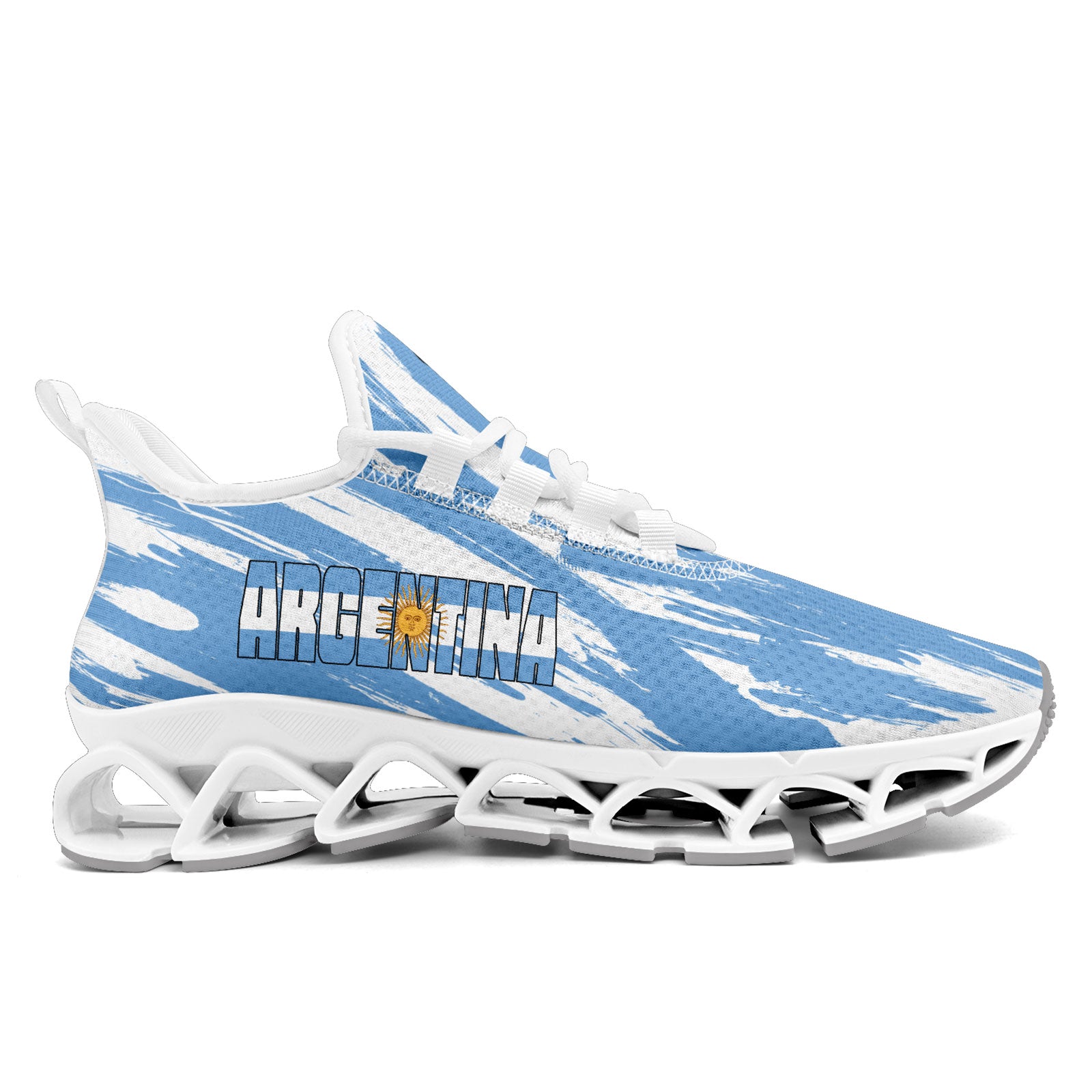 Custom 2026 World Cup Argentina Sneakers DIY Country Flag Running Shoes Lightweight Sport Shoes Gift for Football Fans Personalized Team Name and Logo FN003XD-F027046-5