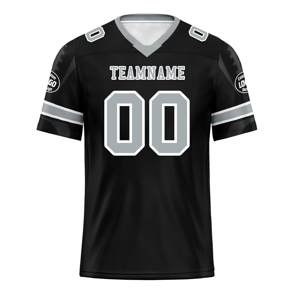 Custom Black Las Vegas Personalized Authentic Football Jersey FBJ02-D025033-23
