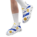 Custom Uruguay 2026 World Cup Sneakers DIY Country Flag Running Shoes Lightweight Sport Shoes Gift for Football Fans Personalized Team Name and Logo FN003-F009122-1