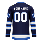 Custom Blue Personalized Hockey Jersey HCKJ01-D0a70d9