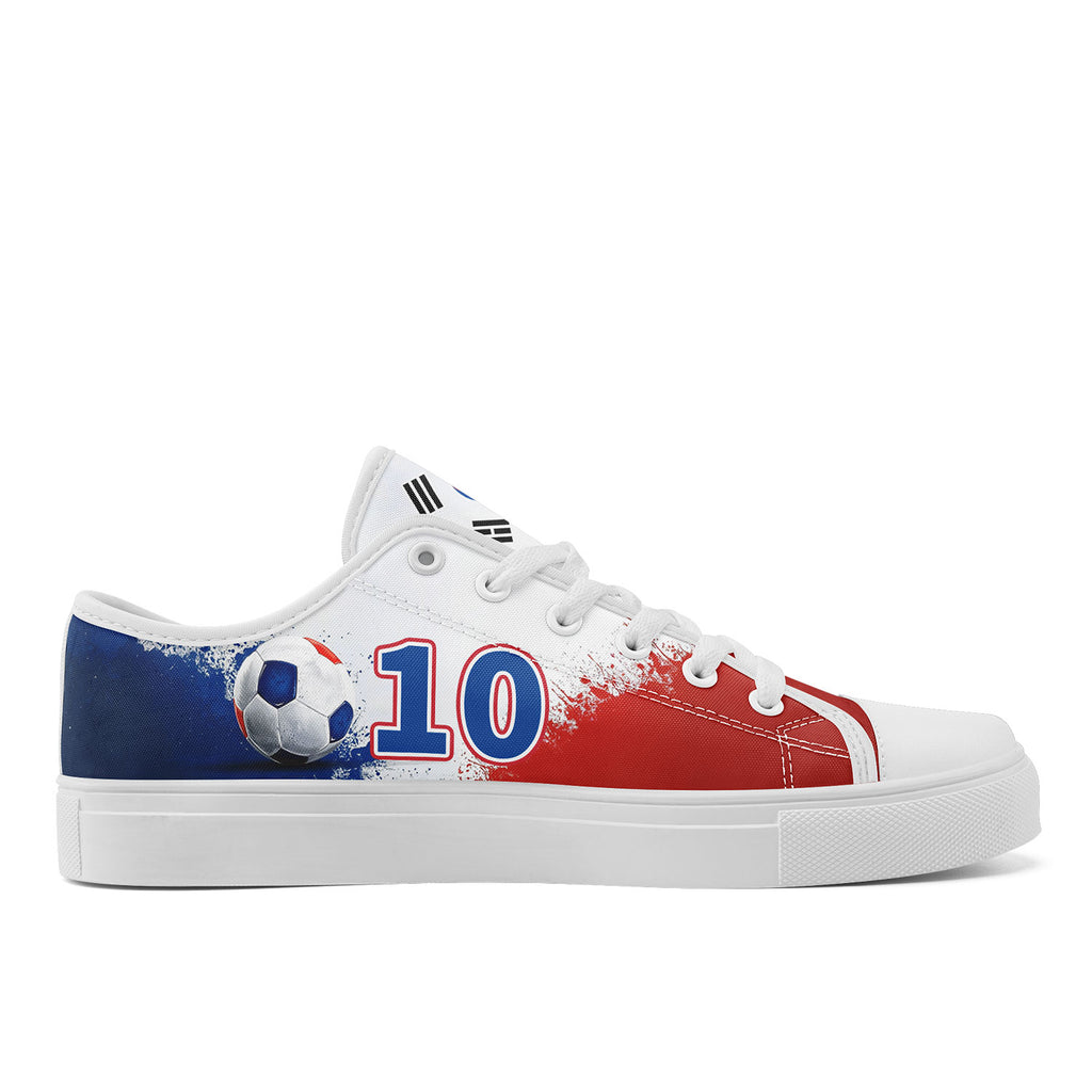 Custom South Korea 2026 World Cup Sneakers DIY Country Flag Running Shoes Lightweight Sport Shoes Gift for Football Fans Personalized Team Name and Logo FN027-F009081-4