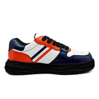 Custom Blue Orange Denver Shoes Personalized Sneaker FN032-D020389-10
