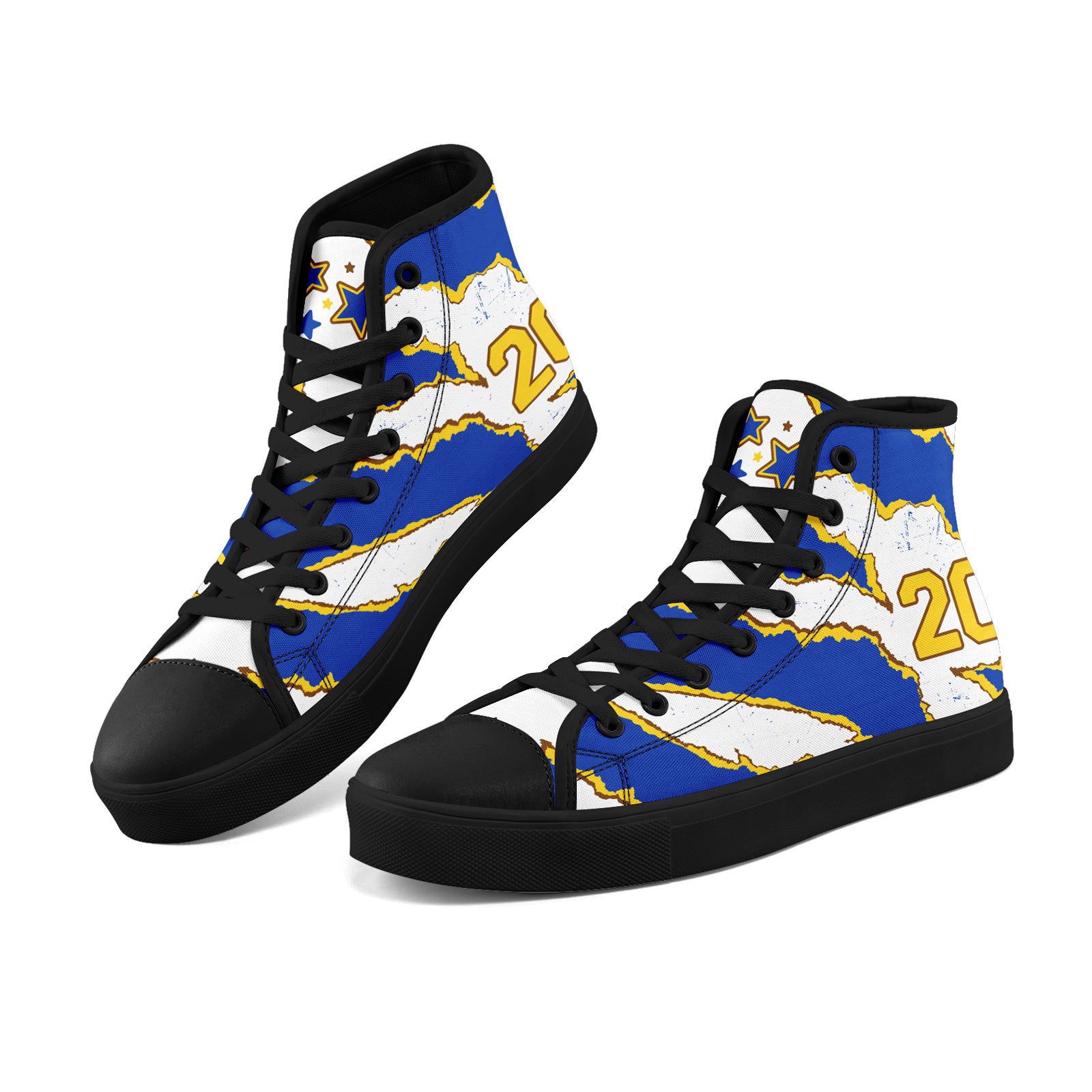 Custom Uruguay 2026 World Cup Sneakers DIY Country Flag Running Shoes Lightweight Sport Shoes Gift for Football Fans Personalized Team Name and Logo FN024-F009125-1