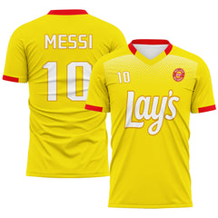 Custom Yellow Soccer Sets Jersey Personalized SCJ101-D020207-1