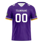 Custom Purple Yellow Minnesota Football Jersey and Firesoul Sports Shoes Combo Offer Personalized Combo ZH-D020273-17
