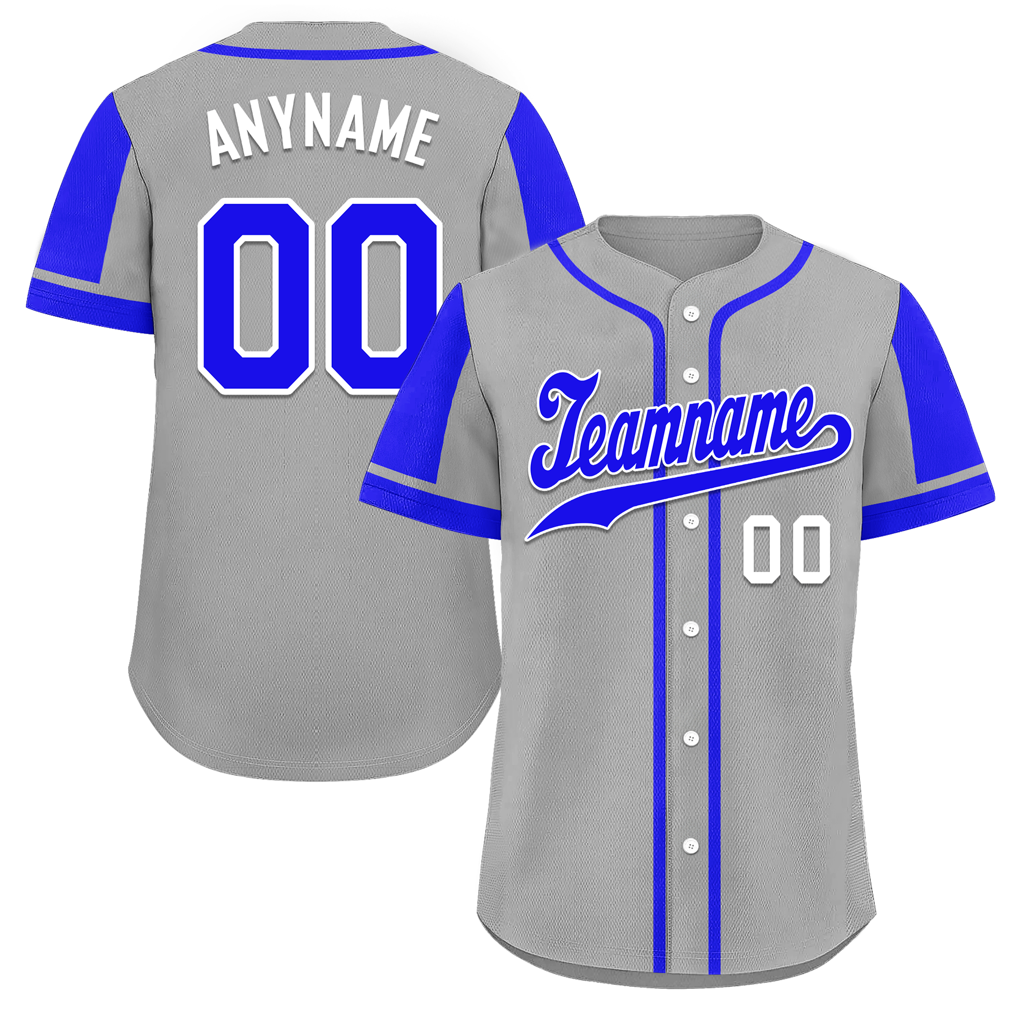 Custom Gray Purple Raglan Sleeves Personalized Authentic Baseball Jersey BSBJ01-D017189