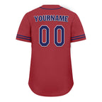 Custom Red Classic Style Blue Personalized Authentic Baseball Jersey UN002-bd0b00d8-ba