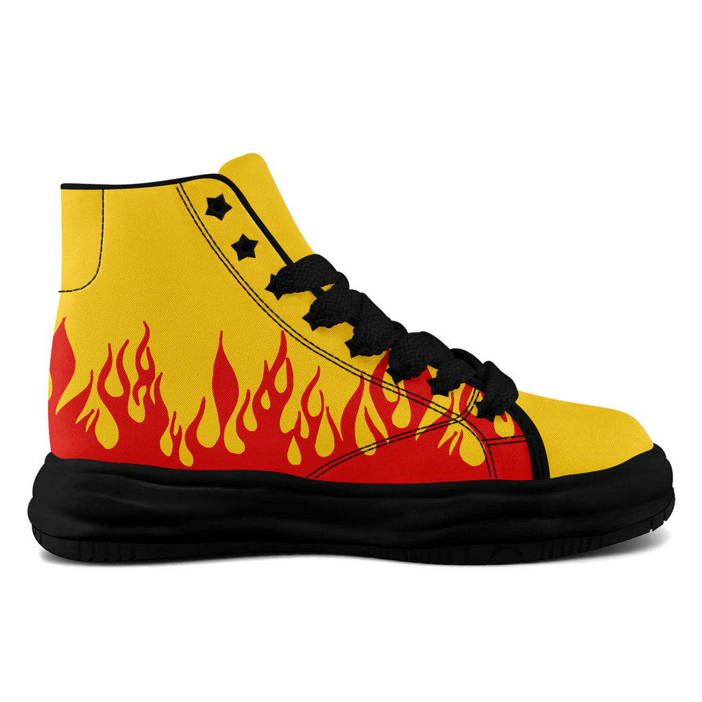 Custom Red Yellow Kansas City Football Jersey and Firesoul Sports Shoes Combo Offer Personalized Combo ZH-D020273-18