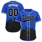 Custom Blue Black City Edition Personalized Authentic Baseball Jersey BSBJ01-D017138