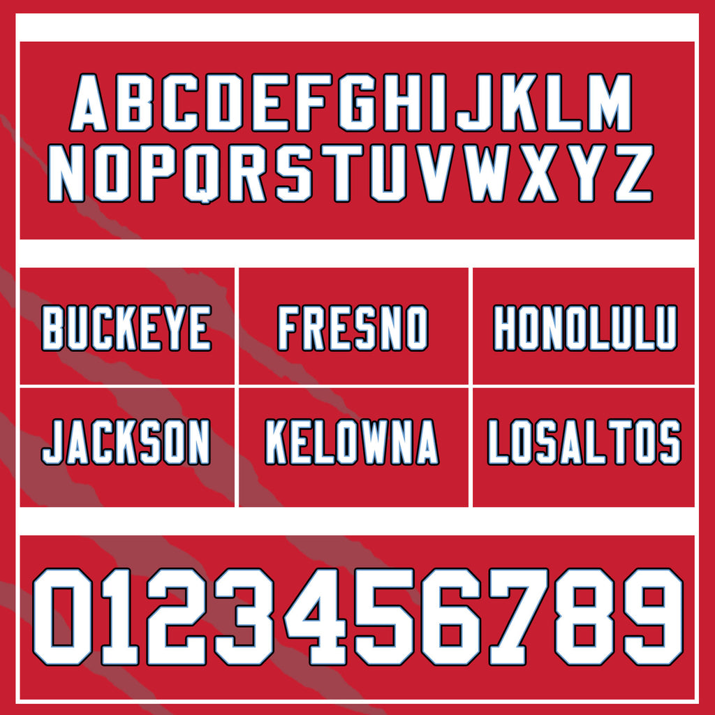 Custom Red White Missouri High-Performance American Football Jersey FBJ06-D023001-18