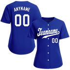 Custom Blue Classic Style White Personalized Authentic Baseball Jersey BSBJ01-bd0faea
