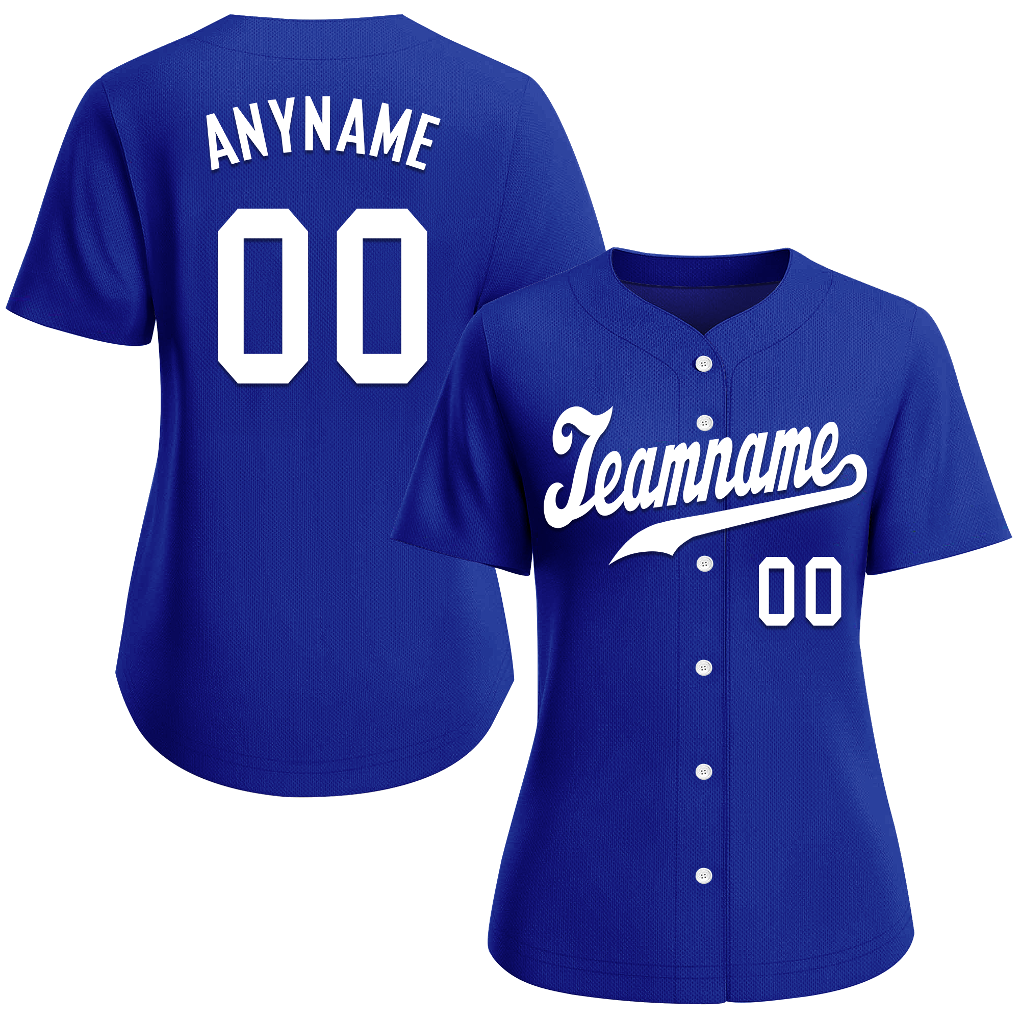 Custom Blue Classic Style White Personalized Authentic Baseball Jersey BSBJ01-bd0faea