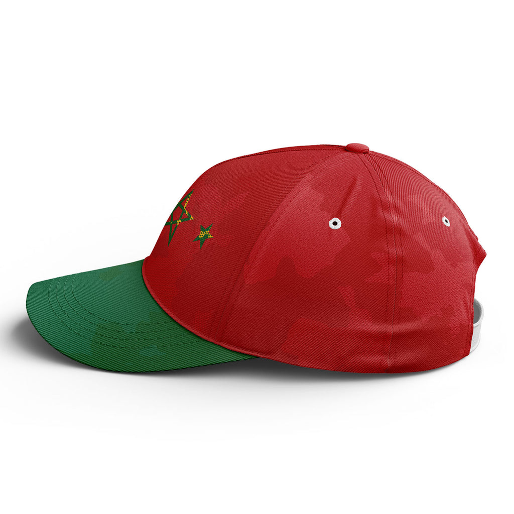 Personalized 2026 Morocco Soccer Fan Hat - Add Your Name & Design Custom 2026 Football Tournament Hat YW061-F009128-3