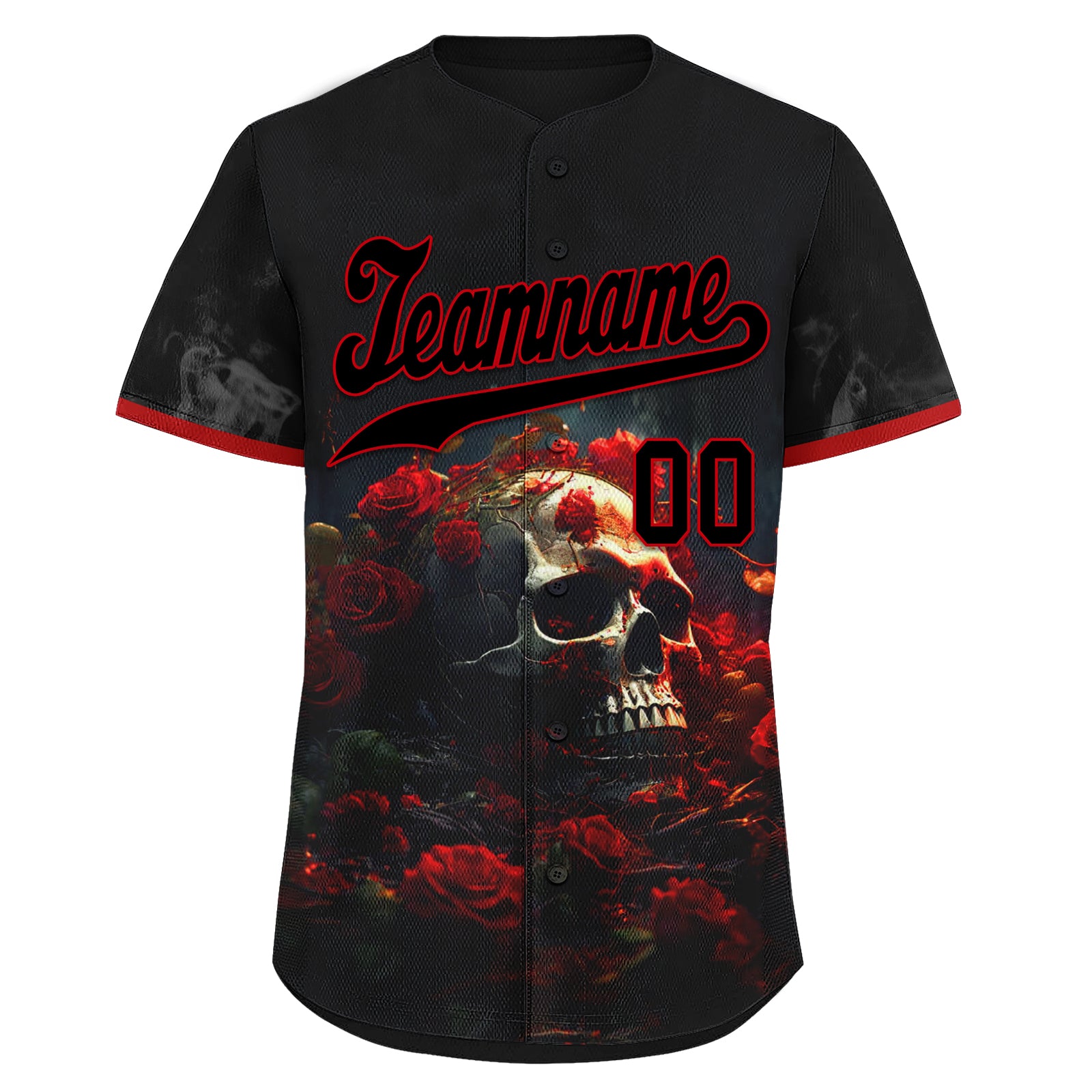 Custom Gothic Personalized Authentic Baseball Jersey BSBJ01-E06003