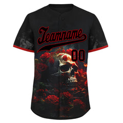 Custom Gothic Personalized Authentic Baseball Jersey BSBJ01-E06003