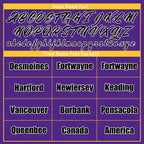 Custom Purple Minnesota Jacket Bomber Full-Snap Varsity Letterman Personalized Jacket FZ005-D025004-15