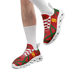 Custom Morocco 2026 World Cup Sneakers DIY Country Flag Running Shoes Lightweight Sport Shoes Gift for Football Fans Personalized Team Name and Logo FN003-F009115-10