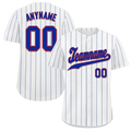 Custom White Classic Style Blue Personalized Authentic Baseball Jersey BSBJ01-bd0fadc