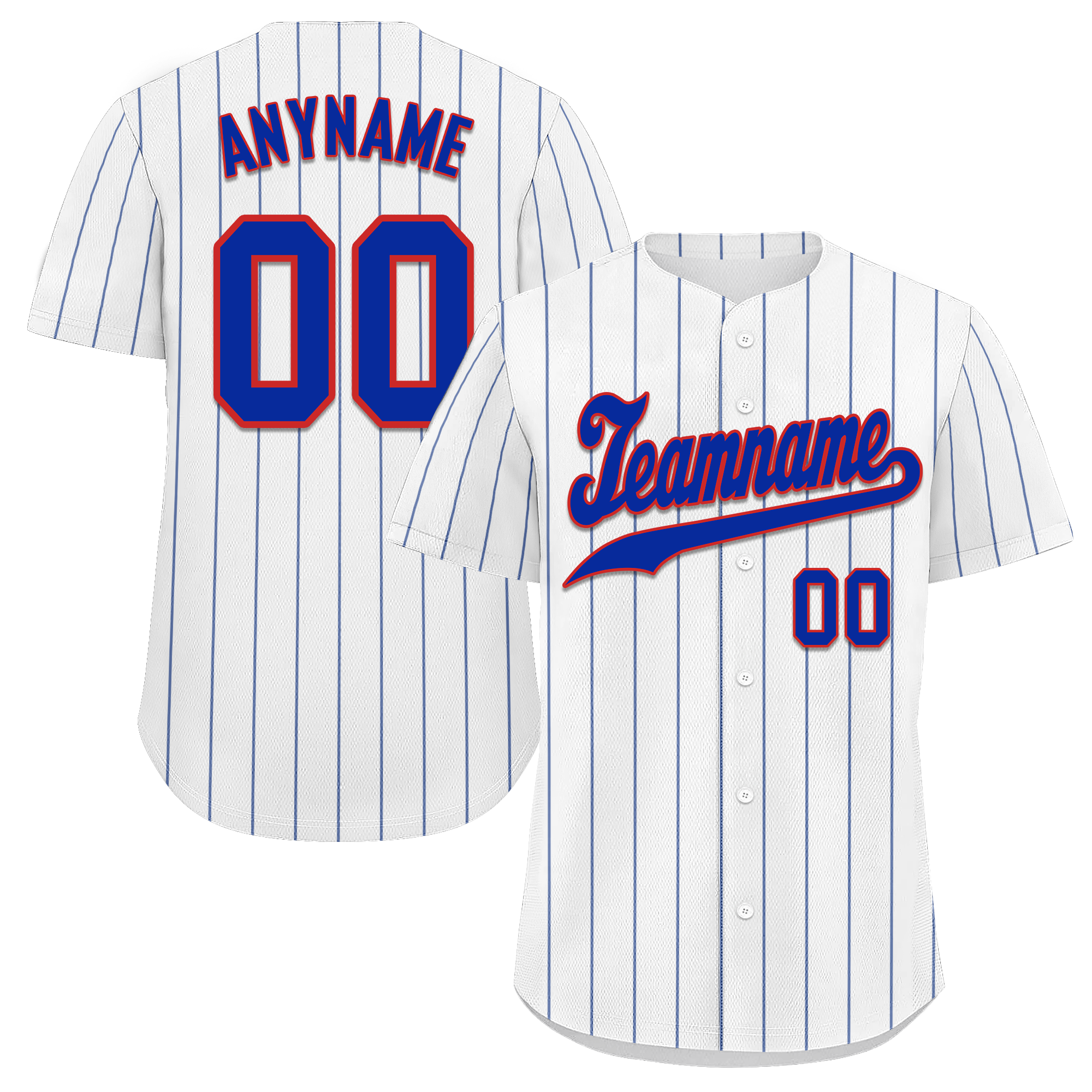 Custom White Classic Style Blue Personalized Authentic Baseball Jersey BSBJ01-bd0fadc