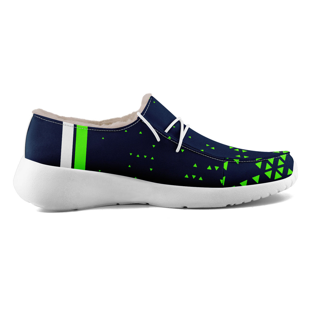 Custom Blue Green Seattle Shoes Personalized Sneaker FN042-D020279-27