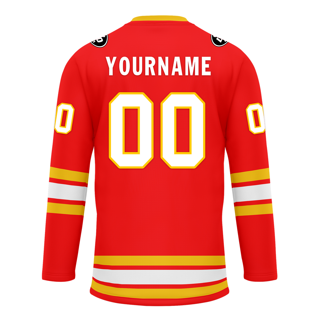 Custom Red Yellow Personalized Hockey Jersey HCKJ01-D0a70ce