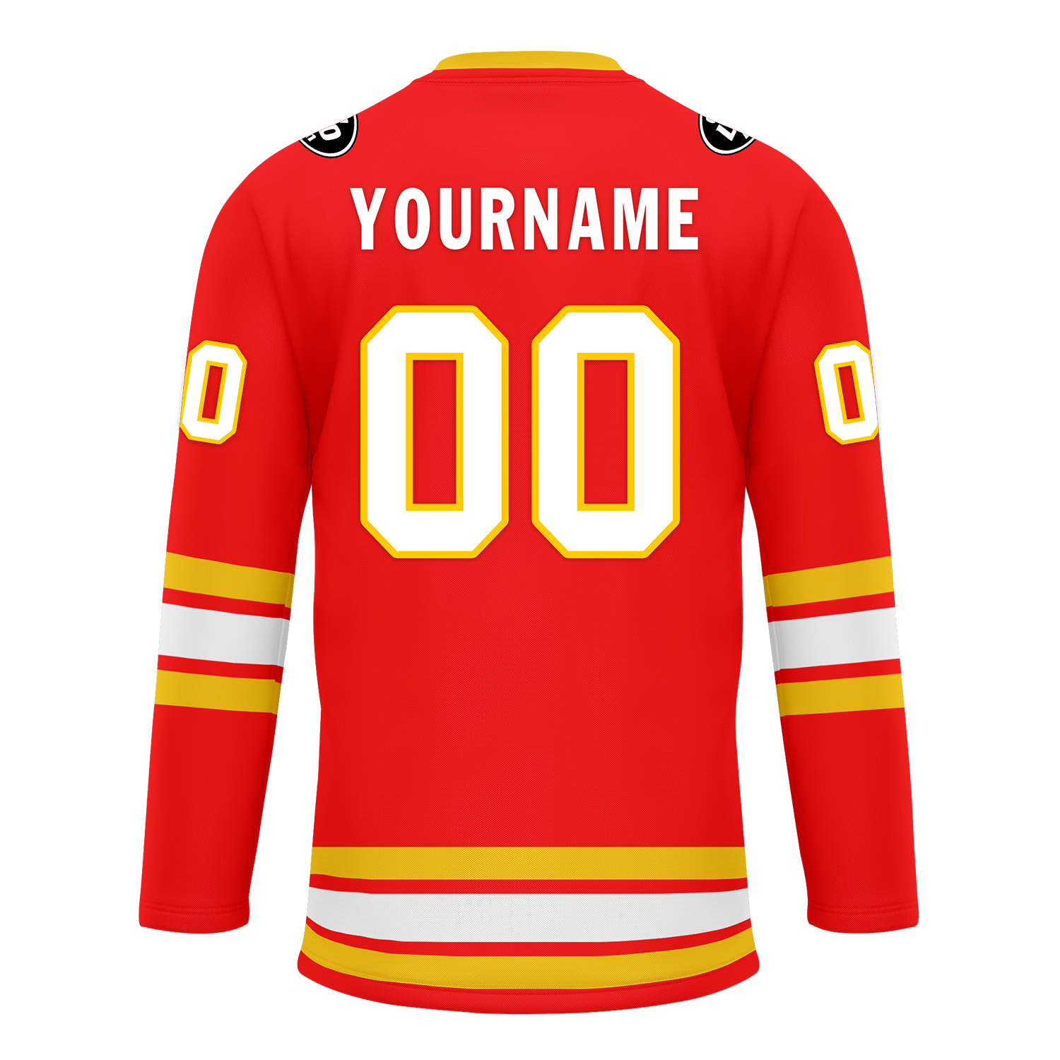 Custom Red Yellow Personalized Hockey Jersey HCKJ01-D0a70ce