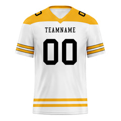 Custom Pittsburgh Personalized Authentic Football Jersey FBJ02-E0607-7